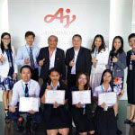 Ajinomoto Foundation delivered the scholarship at totally Bt. 4,700,000 to 4 Cambodian students
